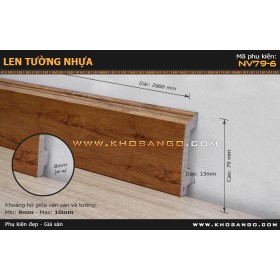 Len Tường nhựa NV79-6